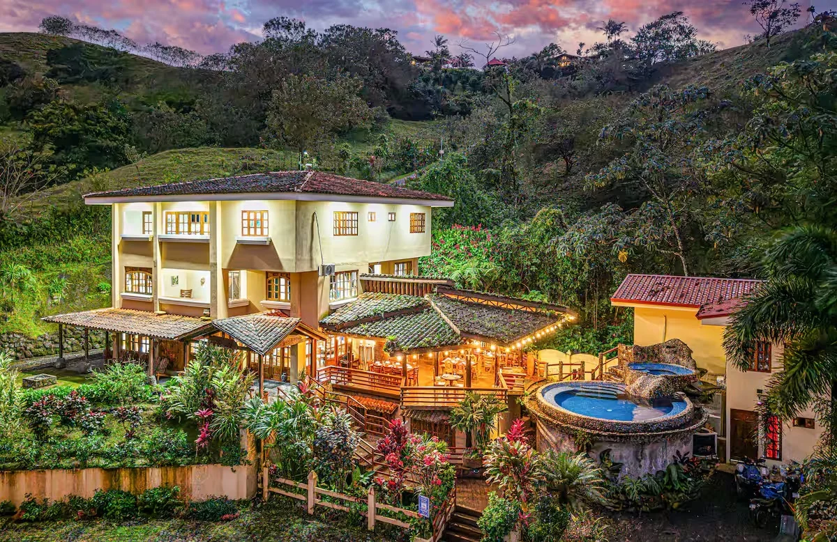 The home base: pool and jungle view